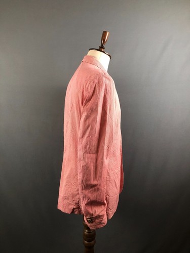 Gant Gingham Check Blazer Jacket Size 52 Lightweight Cotton Red - Picture 2 of 11