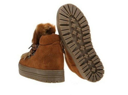 Botines Coolway Oslo imitación gamuza tostado. Reino Unido 7. Suela de goma nueva con caja. Diseñador canadiense - Imagen 6 de 12