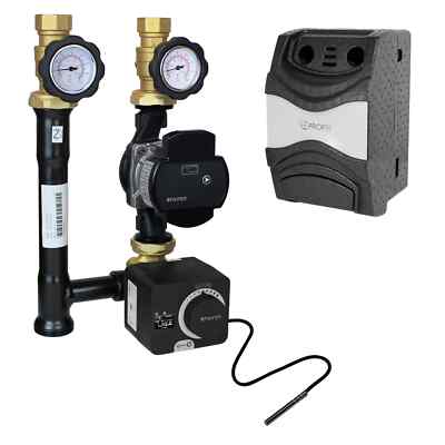 Heizkreis Pumpengruppe mit Festwert Mischermotor Festwertregelset 10-90°C ENC10