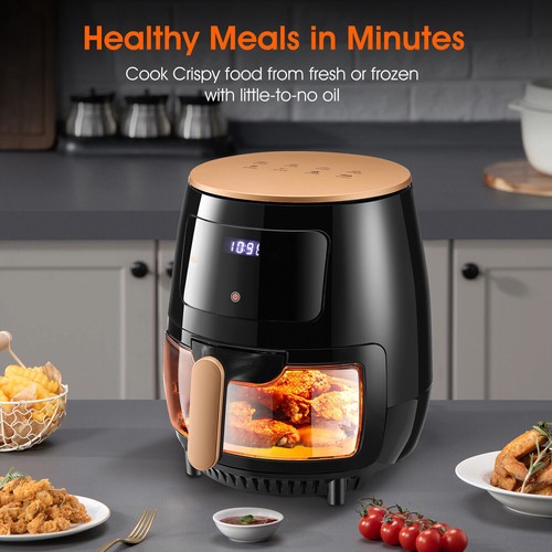 LCD Digital Air Fryer Cooker Ovens Low Fat Healthy Oil free Frying Kitchen 6L Sj - Picture 12 of 14