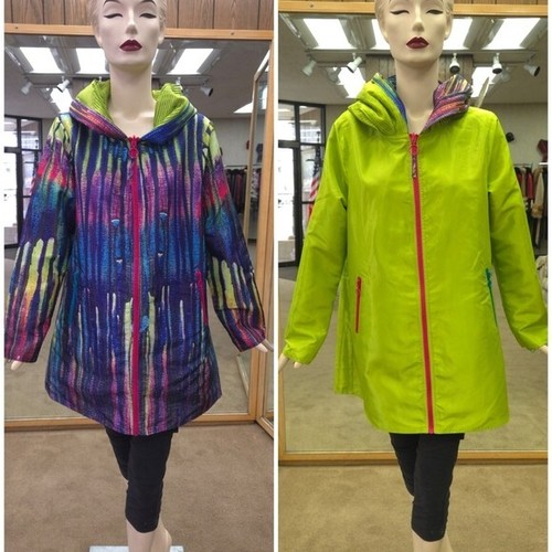 UBU Reversible Zip Parisian With Pockets; Giverney - Picture 1 of 6