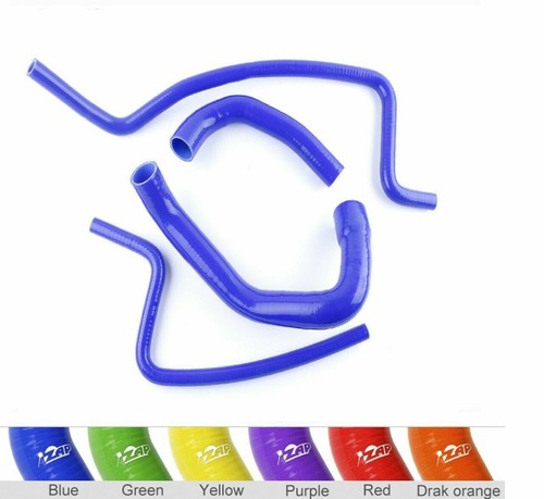 Blue Silicone Radiator Heater Hose Kit For 1997-2001 98 99 Jeep Wrangler TJ 4.0L - Imagen 2 de 7