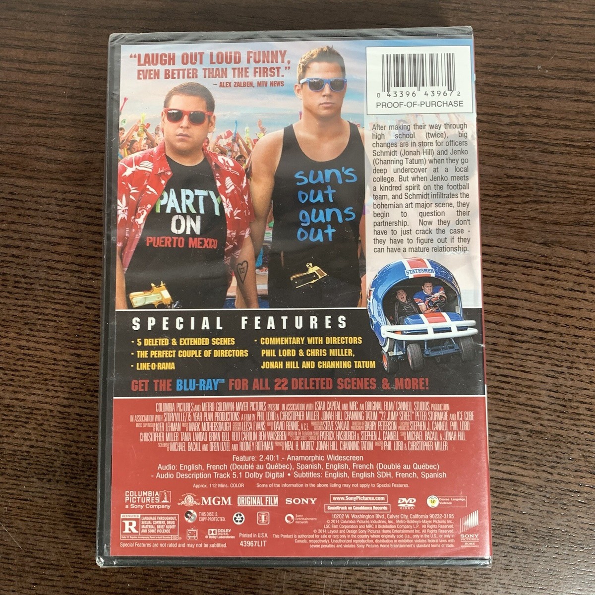 22 Jump Street DVD Jonah Hill Channing Tatum Peter Stormare