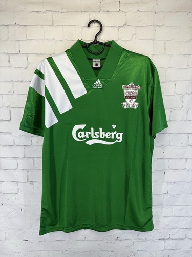 LIVERPOOL ENGLAND 1992 1993 VINTAGE RETRO FOOTBALL SHIRT JERSEY AWAY SIZE LARGE