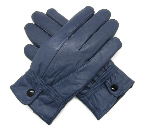 Nuevos guantes de cuero real súper suaves totalmente forrados varios colores invierno para dama - Imagen 6 de 173