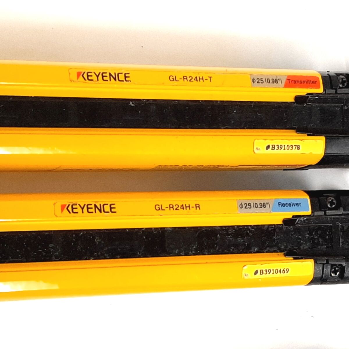 Keyence GL-R24H-T GL-R24H-R Safety Light Curtain, 24VDC Keyence GL-R24H-T GL-R24H-R Safety Light Curtain, 24VDC