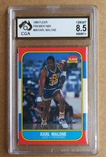 Karl Malone #68 Prices [Rookie] | 1986 Fleer | Basketball Cards