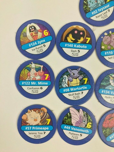 Juego de mesa Pokémon Master Trainer Hasbro 1999 piezas de repuesto tarjetas fichas juguete - Imagen 43 de 66