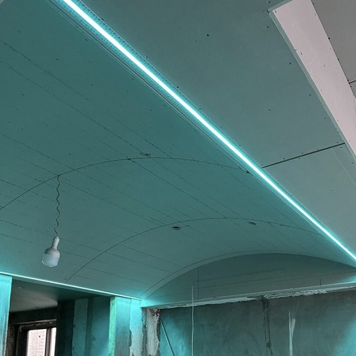 Ice Blue LED Strip Light cybercafe E-sports Room Technological Cyberpunk Style - Picture 7 of 17