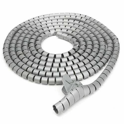 Kit fili ordinati 2M 5M PC TV organizzazione copertura avvolgente tubo a spirale ufficio casa Stati Uniti - Foto 15 di 15