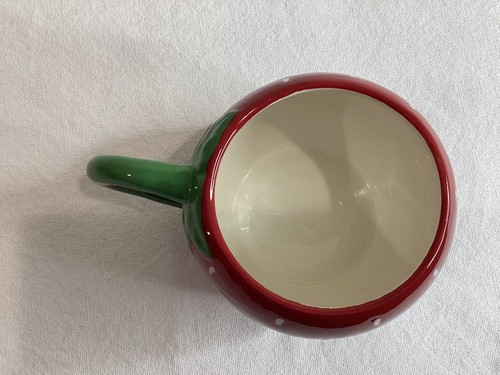 Room Essentials Strawberry Mug Handle Red Cute Kitchen Milk Coffee Fruit  - Picture 5 of 8