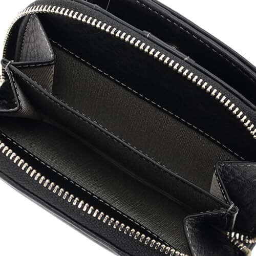Nina Ricci card case, billfold, leather, black, gold logo