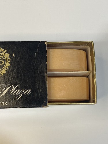 VINTAGE ~ The Plaza Hotel Luxury Bath soap. ORIGINAL BOX - Picture 3 of 6