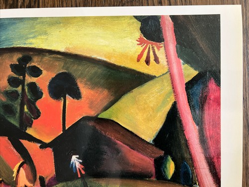 Art Print 17" x 12" August Macke Indians on Horses German Expressionism - Picture 4 of 6