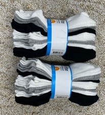 Stride Rite Boys Cotton No Show Socks 16 Pair Large shoe 4-8