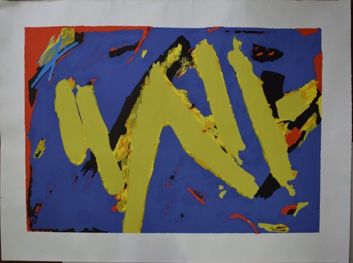 Serigraphy Sérigraphie Serigrafia WALTER FUSI 1970 19/80 cm 116 X 85 - Picture 2 of 5