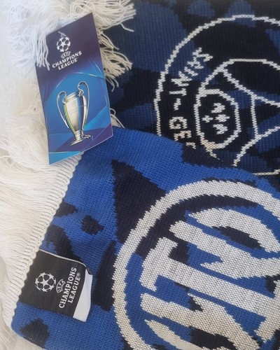 2025 PSG PARIS SAINT GERMAIN v INTER CHAMPIONS LEAGUE FINAL OFFICIAL UEFA SCARF - Picture 2 of 2