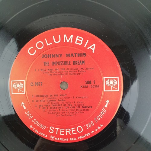 Johnny Mathis - The Impossible Dream 33 RPM Vinyl LP Record, Columbia, 1969 - Picture 4 of 6
