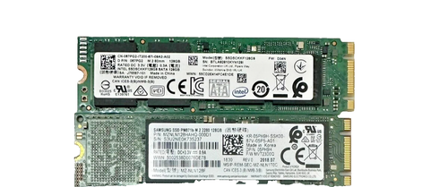 128GB M.2 2280 SSD – Mixed Brands – Tested – Fast Boot – SATA NGFF – Used