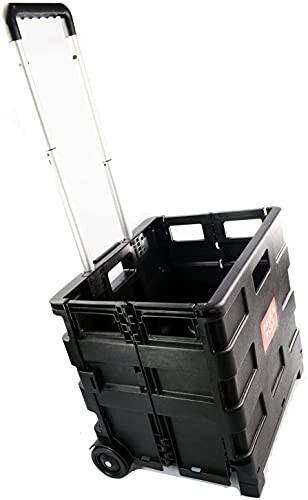 Trendi® 35kg Folding Shopping Trolley Storage Boot Cart Box Crate Car Van Campin - Picture 3 of 3