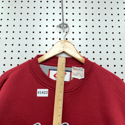 VTG Indiana Hoosiers Crewneck Sweatshirt Mens XL Red Embroidered NEW NWT 25x32.5 - Picture 11 of 14