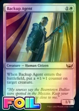 x1 Backup Agent SNC MTG 2/281 FOIL COMMON M/NM 1x