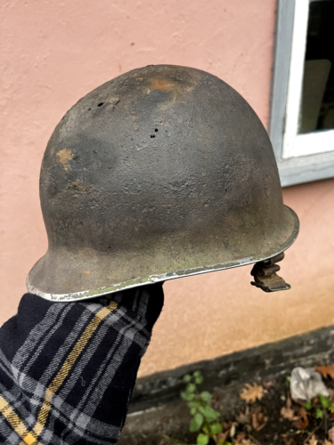 WW2 517TH PRCT HELMET EXTREMELY RARE - OPERATION DRAGOON - PARATROOPER AIRBORNE - Picture 2 of 23