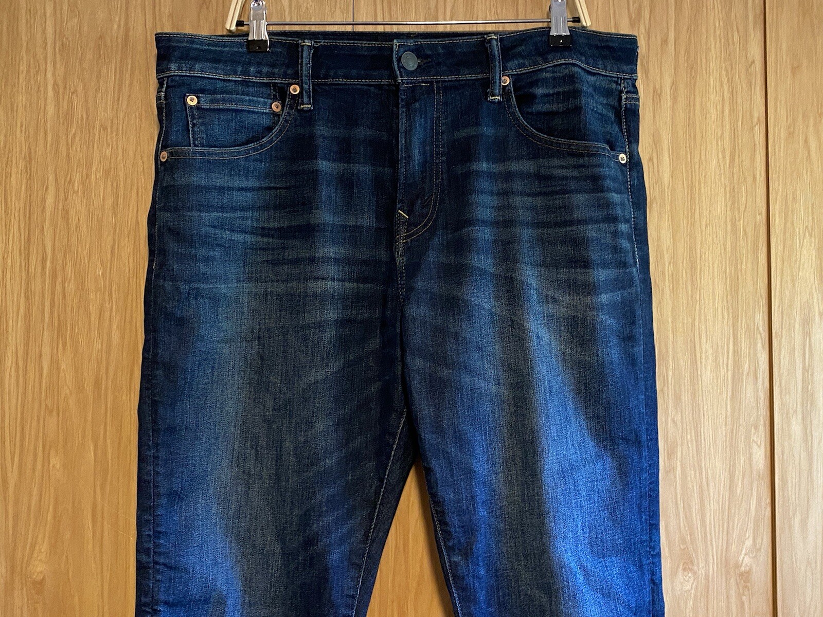 NWT American Eagle Athletic Fit Skinny Blue Jeans w/Airflex Sz 36 X 32