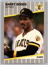 1989 Fleer #202 Barry Bonds