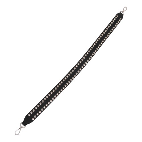 Women's Bag with Wide Shoulder Straps Chains for Purses Black Miss