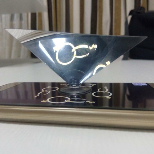 3D Holographic Hologram Display Pyramid Projector Video 2022 Tablet Phone; J5R6 - 第 9/12 張圖片