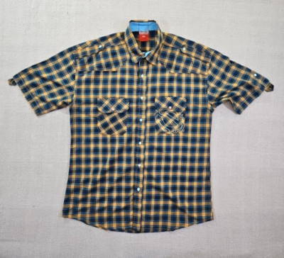 Eklectik Genes Co. Graphic Logo Button-Down Shirt Men's 2XL Jeanetik Revolution