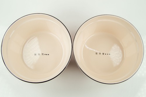 Set of Two Kitchen Prep 101 Tabletops mmm...Pop.. Ceramic Popcorn Serving Bowls - Picture 5 of 7