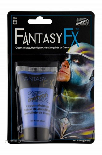 MEHRON FANTASY FFX WATER BASE_CREAM FACE BODY PAINT STAGE,HALLOWEEN MAKEUP !! - Picture 28 of 64