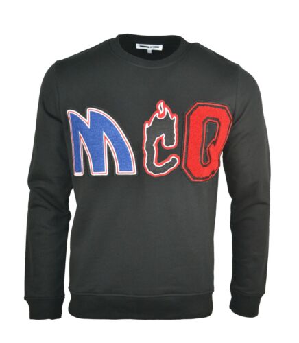 Mcq Textured Logo Sweatshirt Jumper Felt Flame Furry Rare Alexander Mcqueen Ebay