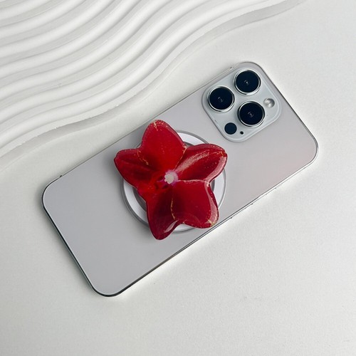 Acrylic Phone Grip Support Phone Finger Ring Mount for iPhone for Magsafe - Photo 21 sur 22