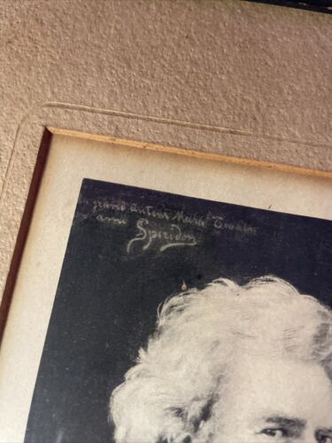 Libro antiguo con marco original de placa firmada con autógrafo de Mark Twain de 1898 con certificado de autenticidad libros - Imagen 4 de 9