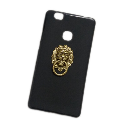 Cover For Huawei Honor Note 8 Lion Head Finger Ring Stand Holder Soft TPU Case