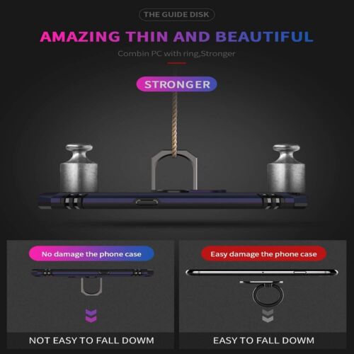 Case For Samsung Galaxy S22/S22+/S22 Ultra Built-In Kickstand + Screen Protector - Picture 24 of 30