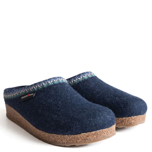 Haflinger Unisex Grizzly Zig Zag Slipper Clog - Picture 10 of 11