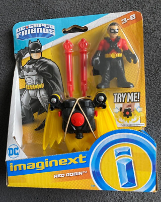 IMAGINEXT DC SUPER FRIENDS RED ROBIN PLAYSET WITH ACCESSORIES