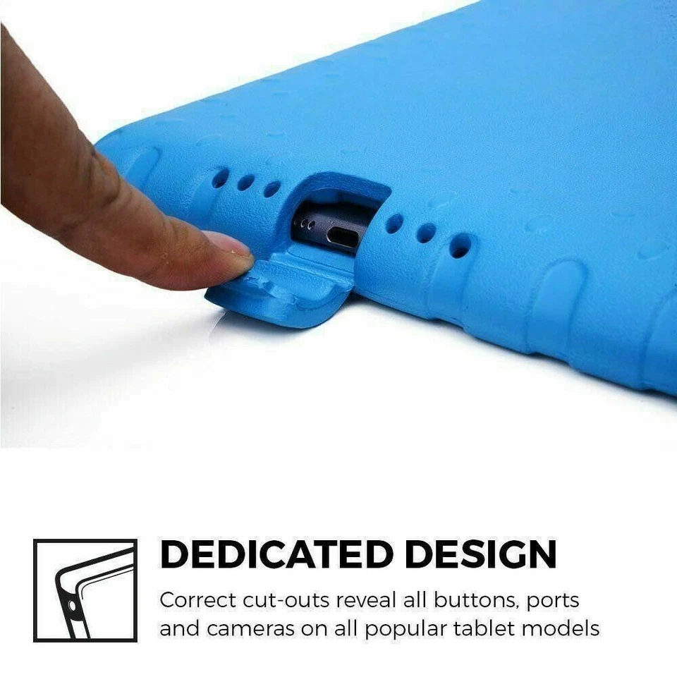 FOR APPLE iPad 4 5 Air1/2 Pro 11 TOUGH KIDS SHOCKPROOF EVA FOAM STAND CAS COVER - Image 3 of 4