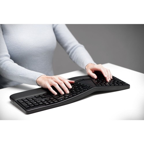 Kensington Pro Fit Ergonomic Wireless Keyboard Black/Grey - Picture 9 of 16