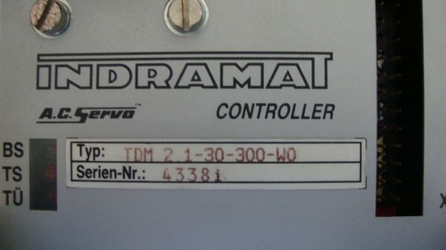 Controlador Indramat AC-Servo TDM2.1-30-300-W0 *** 6 meses de garantía *** - Imagen 3 de 4