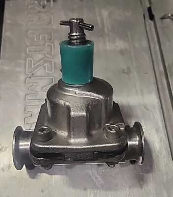 Top-Flo 1.5  Hand Diaphragm Sanitary Valve 316L HT5784 SFV2 In Line Pipe F-AL