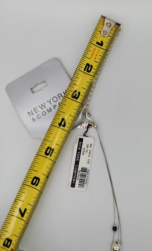 New York Co Pendant Necklace Triple Strands Layered Black Tan NY Jewelry Career - Picture 10 of 12