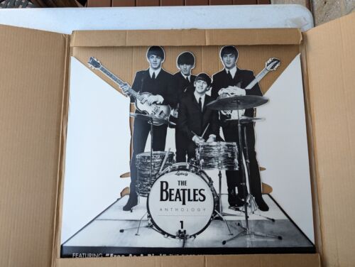 THE BEATLES ANTHOLOGY 1 Plattenladen Theke Aufsteller 1995 NEU alter Lagerbestand - Bild 10 von 10