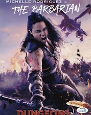Michelle Rodriguez āDungeons & Dragonsā AUTOGRAPH Signed āHolgaā 10x8 Photo ACOA Michelle Rodriguez āDungeons & Dragonsā AUTOGRAPH Signed āHolgaā 10x8 Photo ACOA