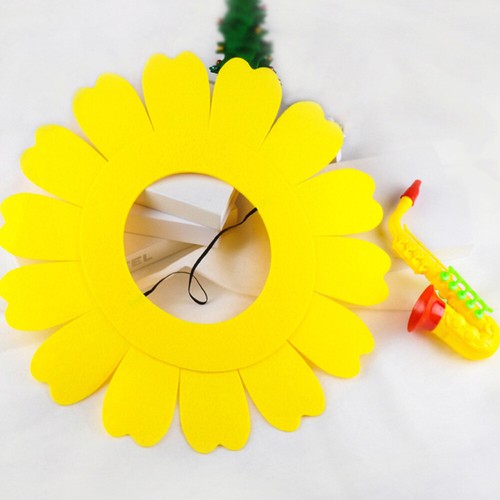 2 Sets Sunflower Saxophone Props Bridegroom Child Musical Trumpet Toy Kids - 第 7/9 張圖片