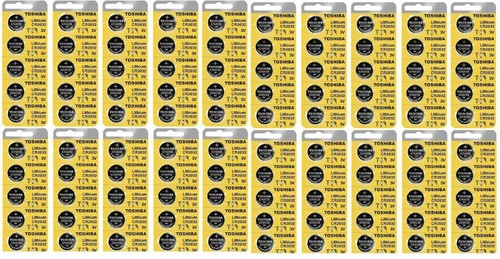 Lot x 100 Toshiba CR2032 Fresh Date Stock CR2032 2032 Lithium 3V New Batteries - Picture 4 of 6
